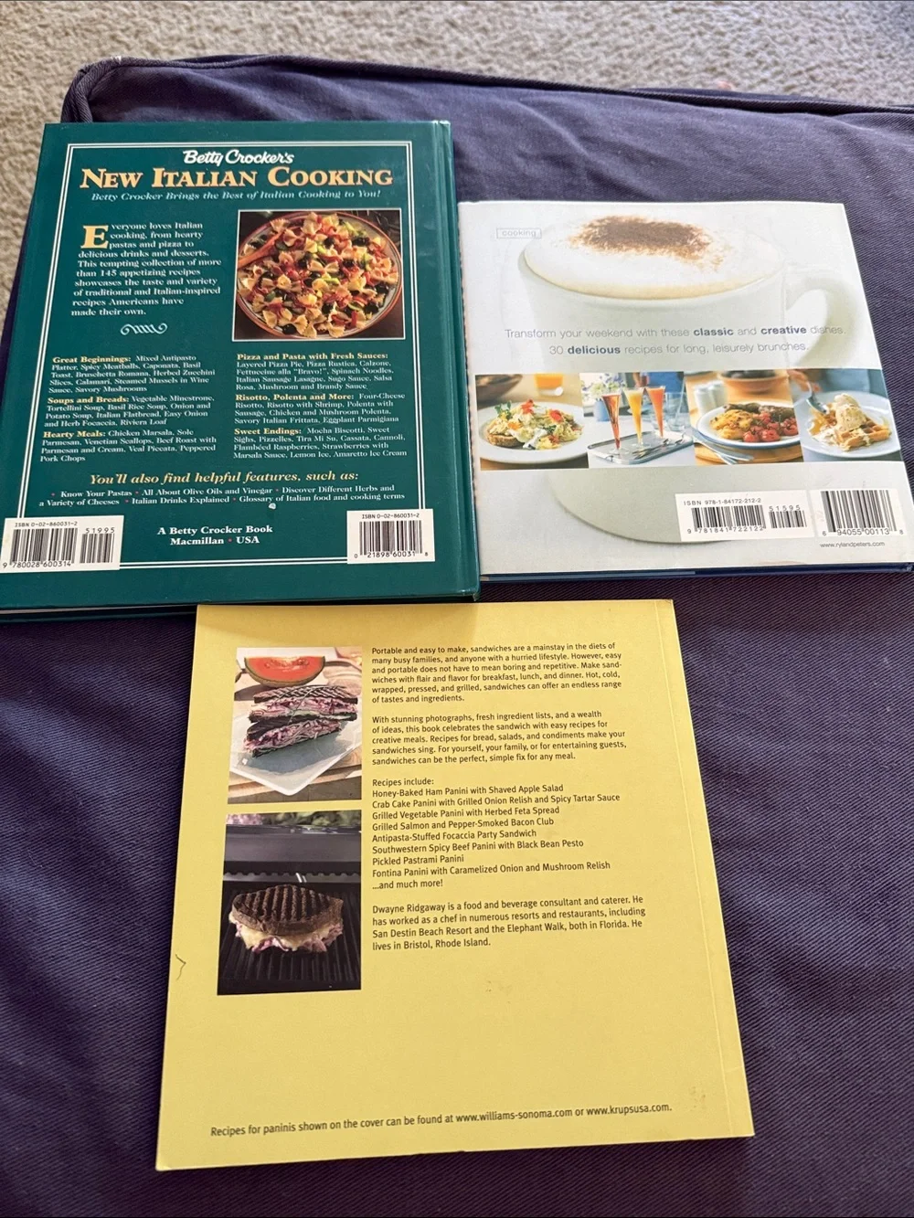 Panini and Other Great Grilled Sandwiches Cookbook - Brown Cover